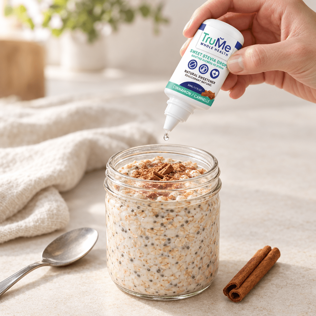 Keto Cinnamon Stevia Drops - Zero Carb Liquid Sweetener - TruMe Wellness