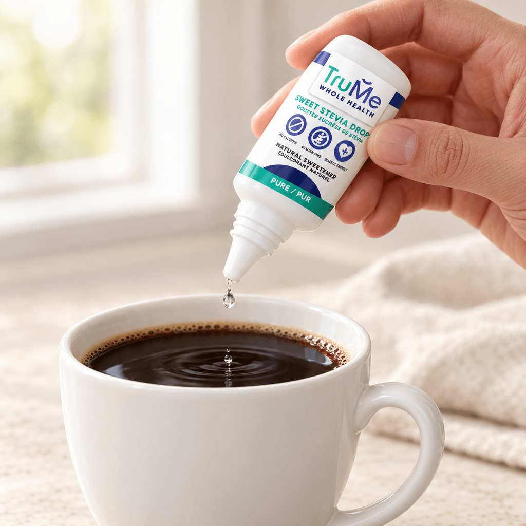 Keto Pure Stevia Drops - Zero Carb Liquid Sweetener - TruMe Wellness