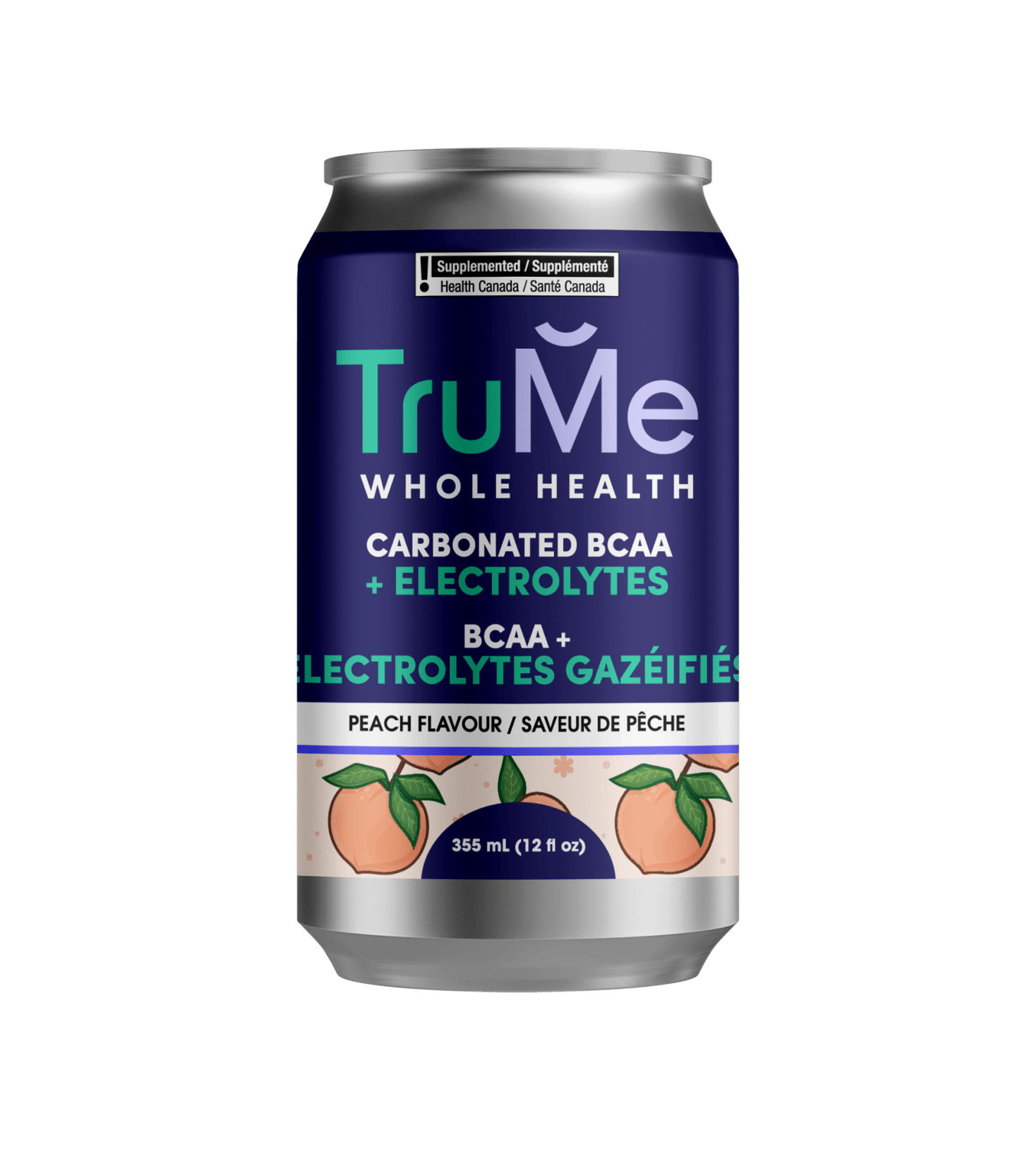 Sparkling BCAA’s with Electrolytes - PEACH - TruMe Wellness
