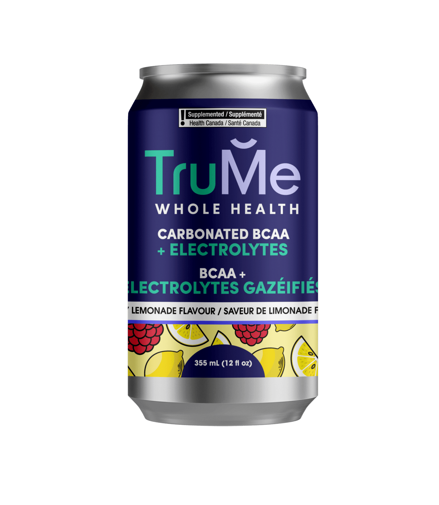 Sparkling BCAA’s with Electrolytes - RASPBERRY LEMONADE - TruMe Wellness