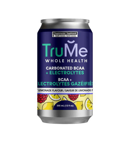 Sparkling BCAA’s with Electrolytes - RASPBERRY LEMONADE - TruMe Wellness
