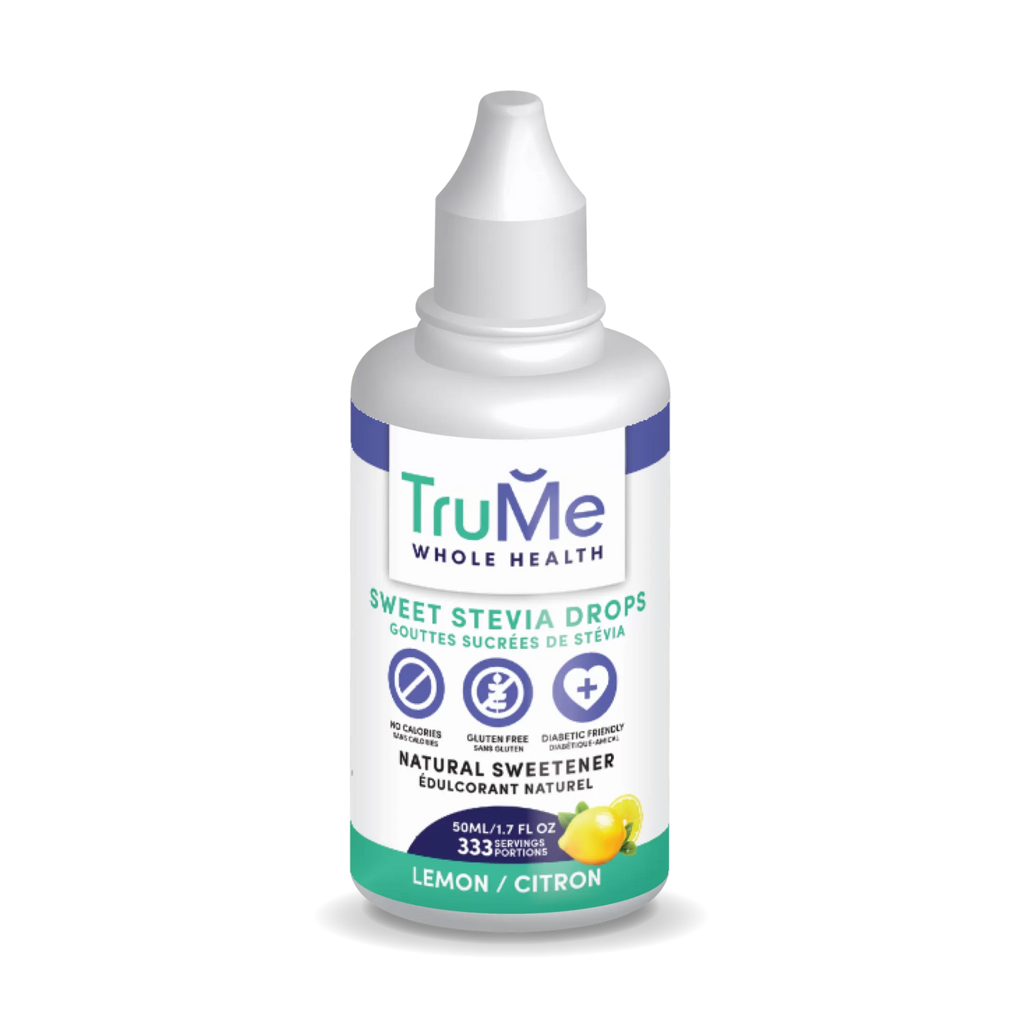 Sweet Stevia Drops - Lemon - TruMe Wellness