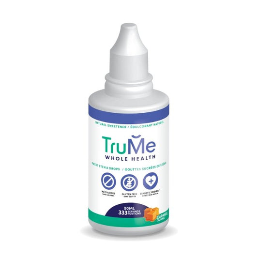 Sweet Stevia Drops - Caramel - TruMe Wellness