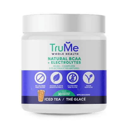 BCAA Amino Acid Supplement with Electrolytes - Iced Tea - TruMe Wellness