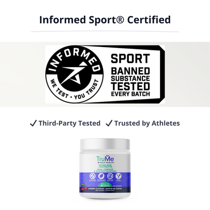 BCAA Powder with Electrolytes - Cherry - TruMe Wellness