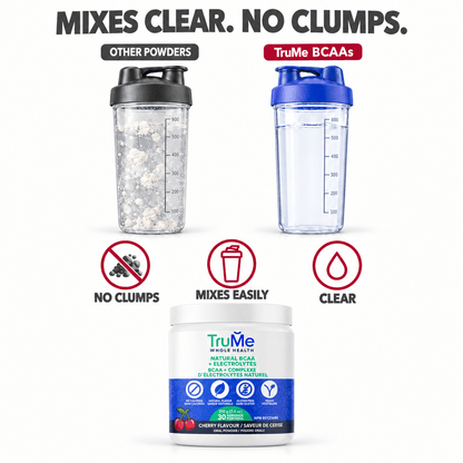 BCAA Powder with Electrolytes - Cherry - TruMe Wellness