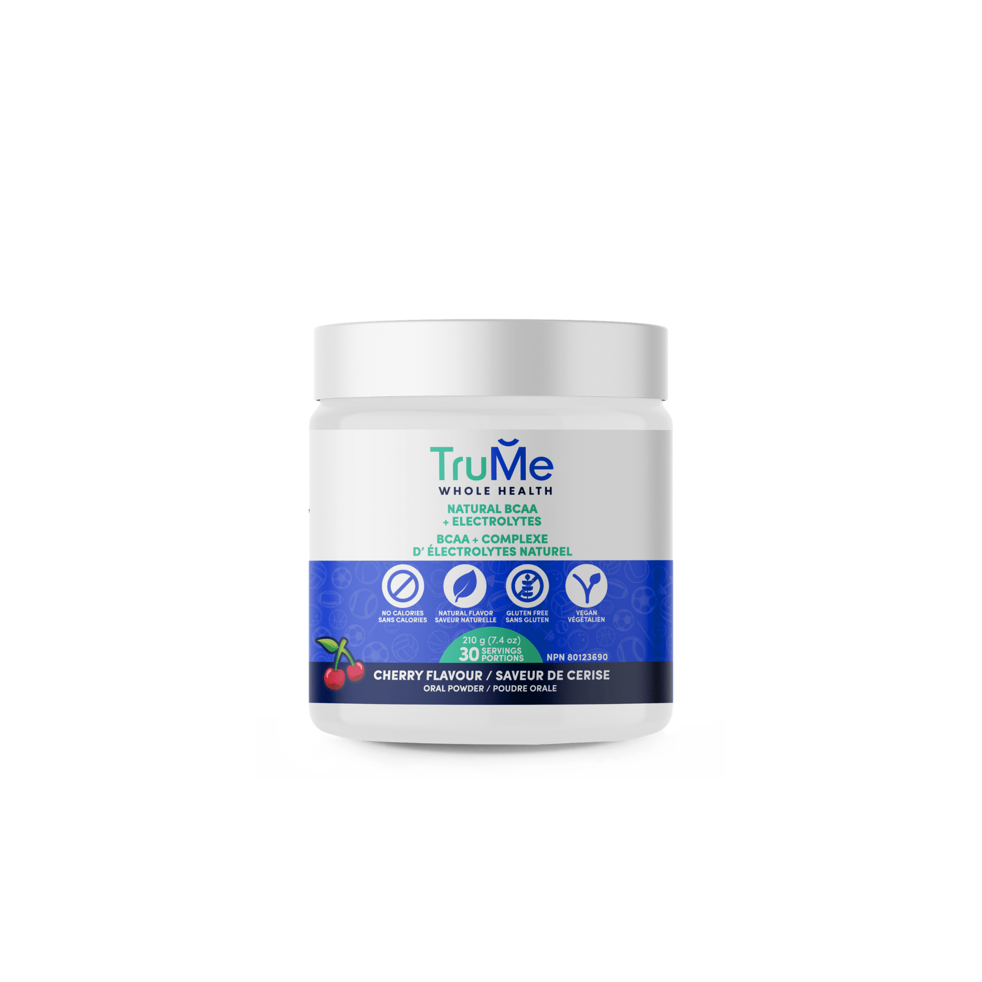 BCAA Powder with Electrolytes - Cherry - TruMe Wellness
