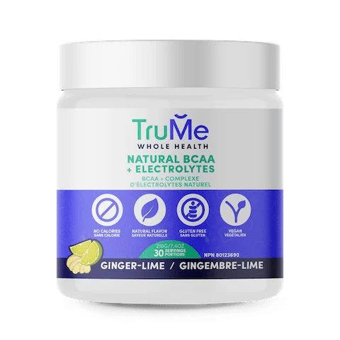 BCAA Powder with Electrolytes - Ginger Lime - TruMe Wellness