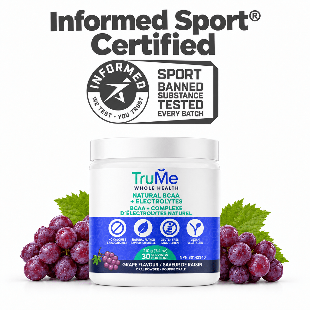 BCAA Powder with Electrolytes - Grape - TruMe Wellness
