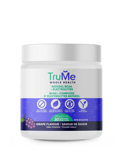 BCAA Powder with Electrolytes - Grape - TruMe Wellness