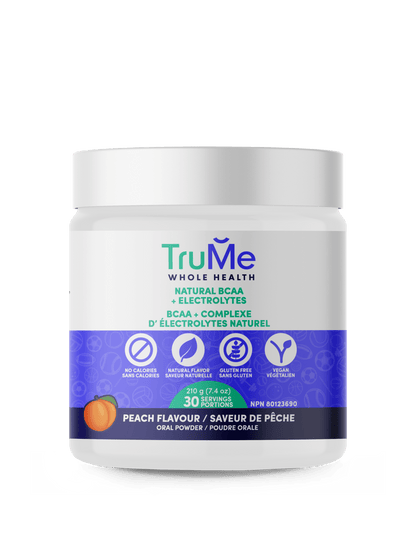 BCAA Powder with Electrolytes - Peach - TruMe Wellness