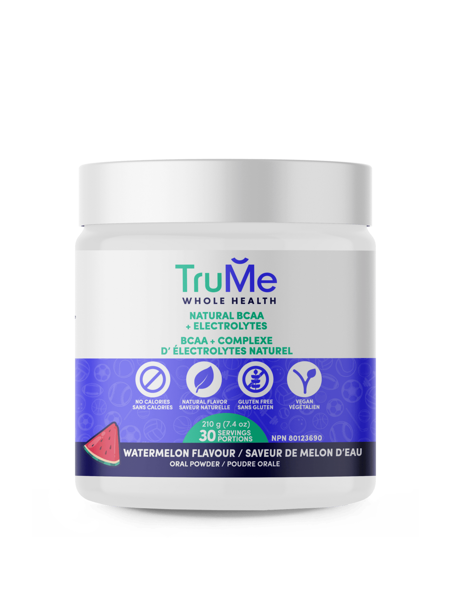 BCAA Powder with Electrolytes - Watermelon - TruMe Wellness
