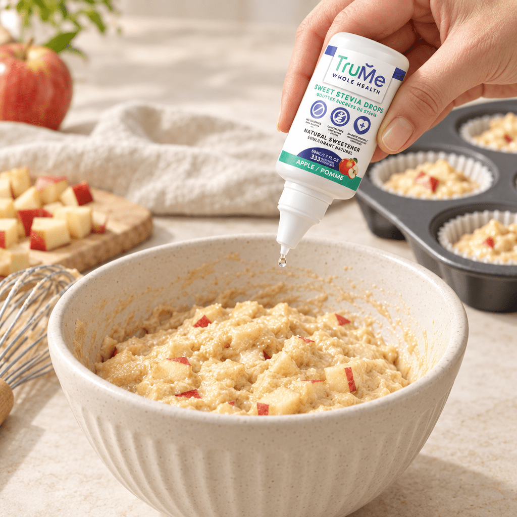 Keto Apple Stevia Drops - Zero Carb Liquid Sweetener - TruMe Wellness
