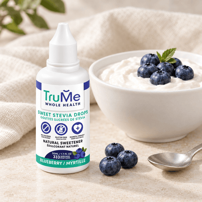 Keto Blueberry Stevia Drops - Zero Carb Liquid Sweetener - TruMe Wellness