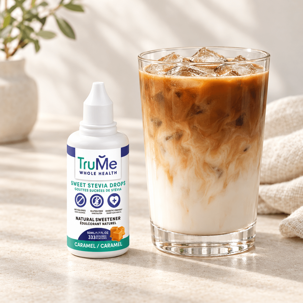 Keto Caramel Stevia Drops - Zero Carb Liquid Sweetener - TruMe Wellness