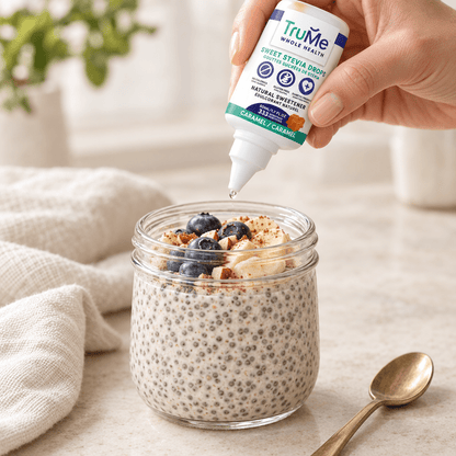 Keto Caramel Stevia Drops - Zero Carb Liquid Sweetener - TruMe Wellness