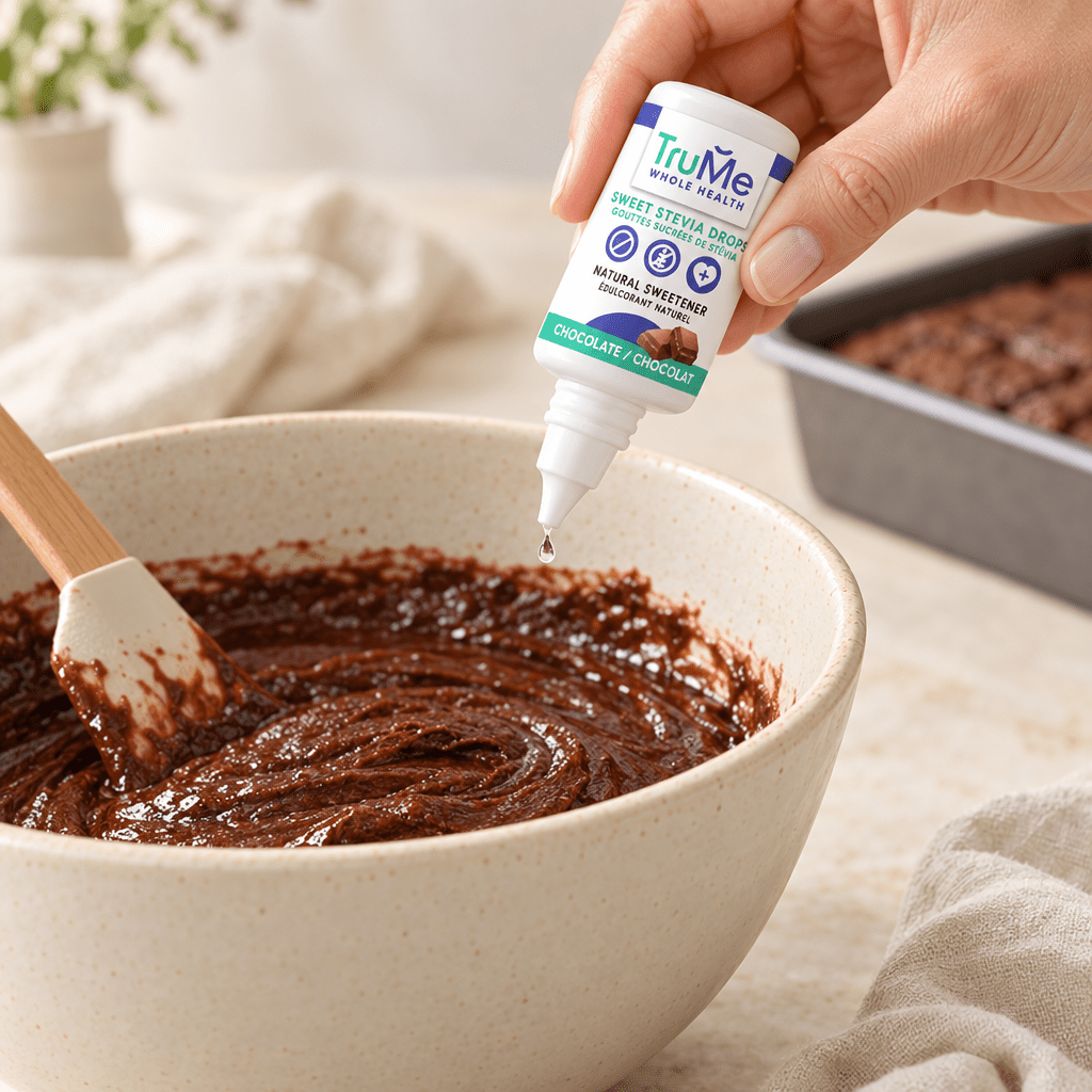 Keto Chocolate Stevia Drops - Zero Carb Liquid Sweetener - TruMe Wellness