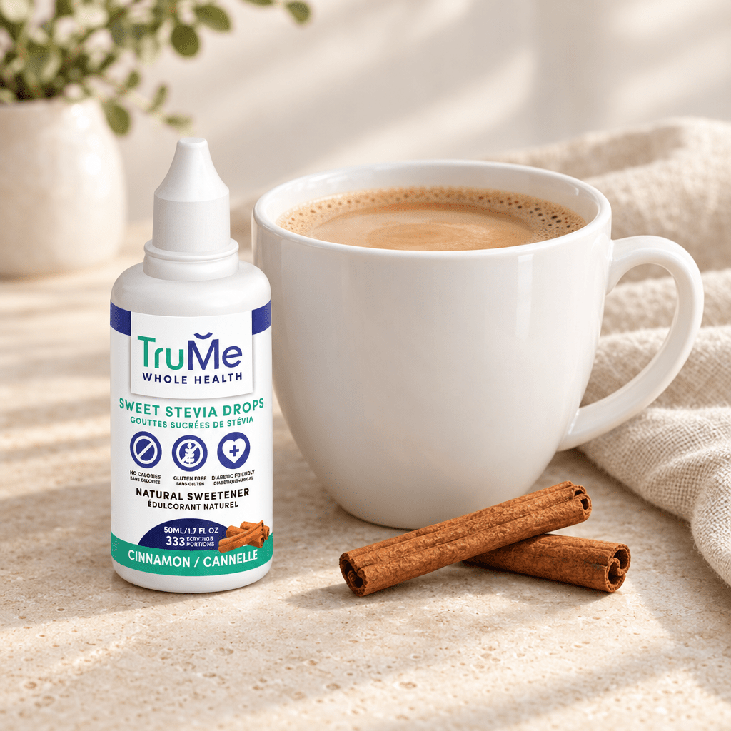Keto Cinnamon Stevia Drops - Zero Carb Liquid Sweetener - TruMe Wellness