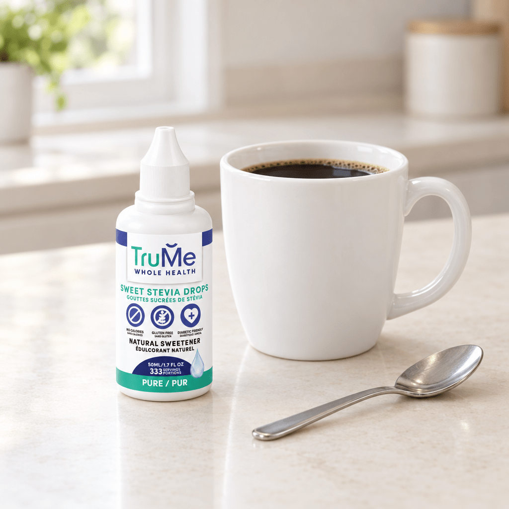 Keto Pure Stevia Drops - Zero Carb Liquid Sweetener - TruMe Wellness