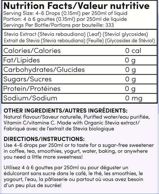 **New** Banana Sweet Stevia Drops - TruMe Wellness