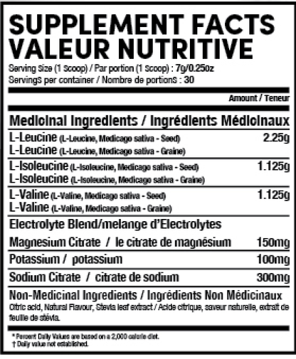 **New limited edition **BCAA Amino Acid Supplement with Electrolytes - Mojito - TruMe Wellness