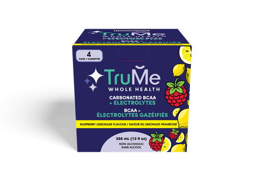 Sparkling BCAA’s with Electrolytes - RASPBERRY LEMONADE - TruMe Wellness