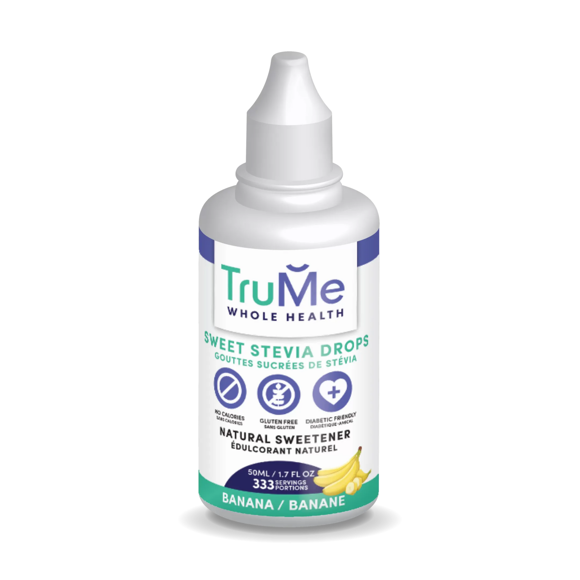 Sweet Stevia Drops - Banana - TruMe Wellness