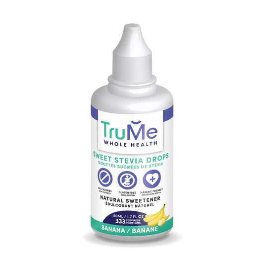 Sweet Stevia Drops - Banana - TruMe Wellness