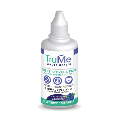 Sweet Stevia Drops - Blueberry - TruMe Wellness