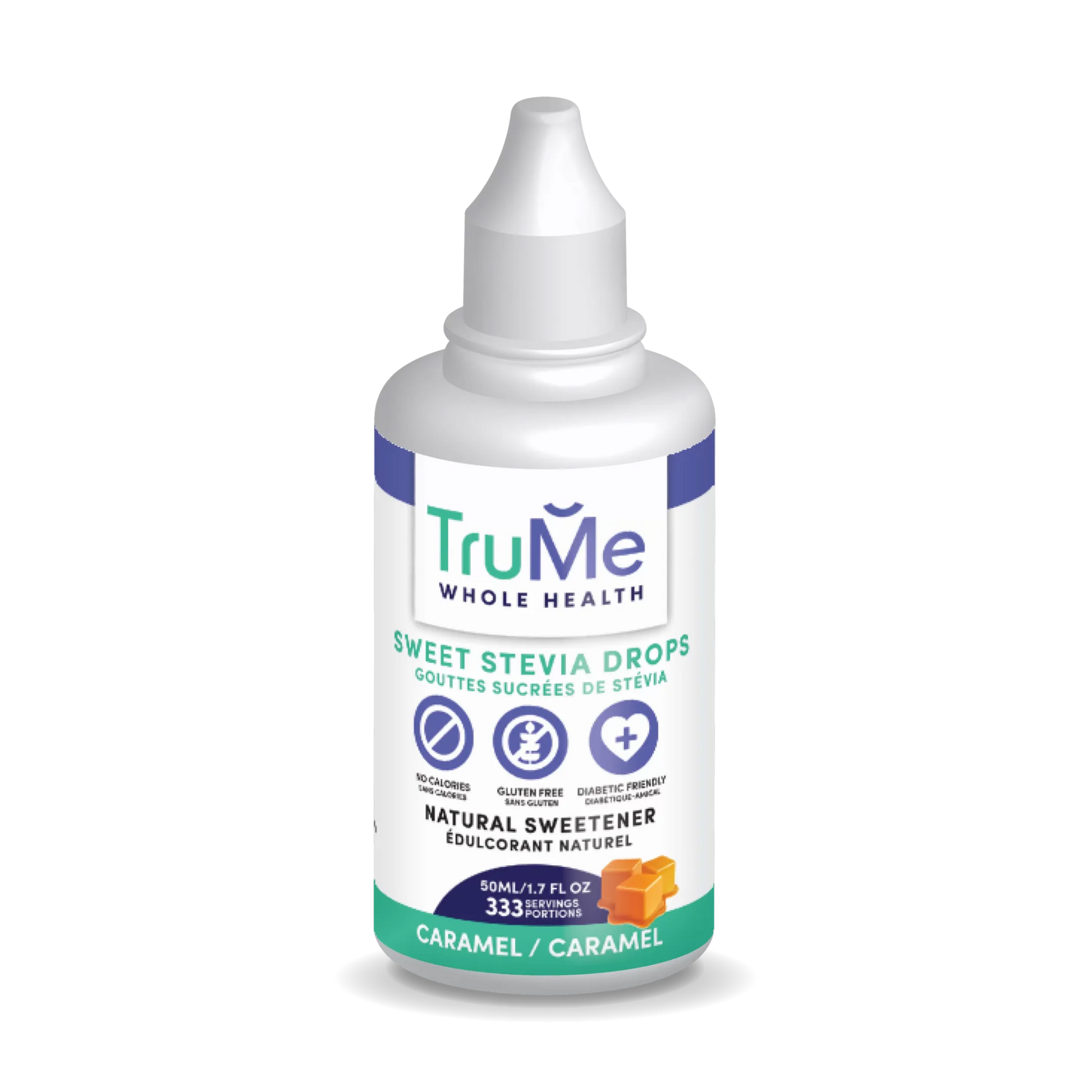 Sweet Stevia Drops - Caramel - TruMe Wellness
