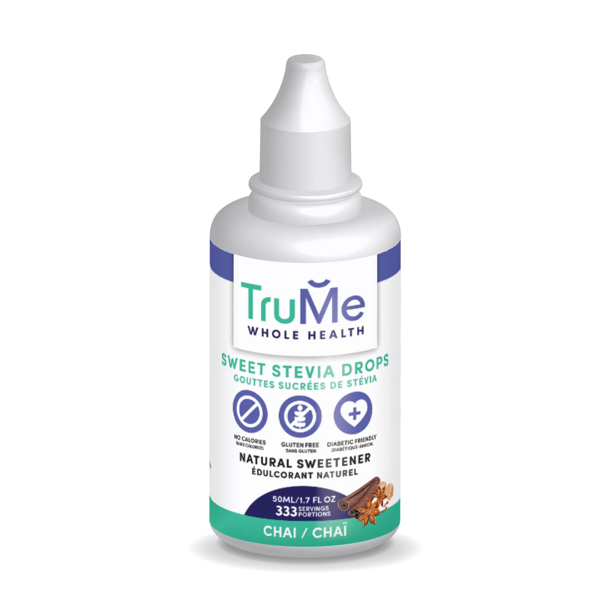 Sweet Stevia Drops - Chai - TruMe Wellness