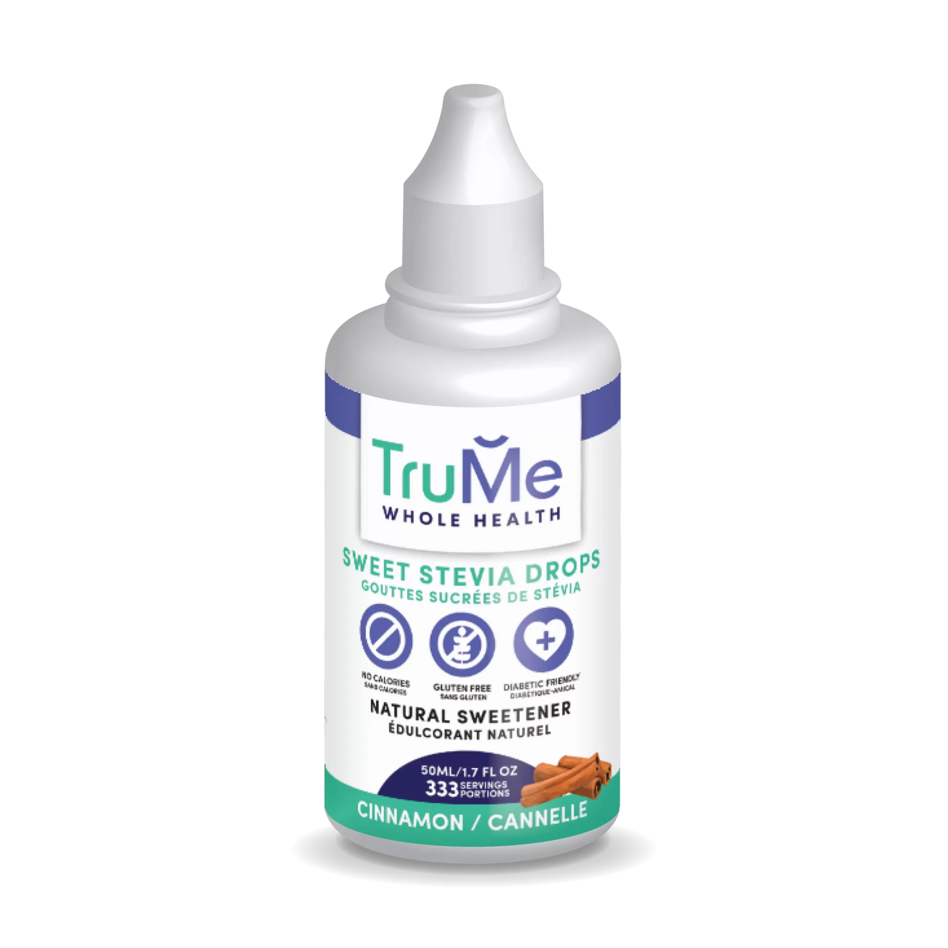 Sweet Stevia Drops - Cinnamon - TruMe Wellness