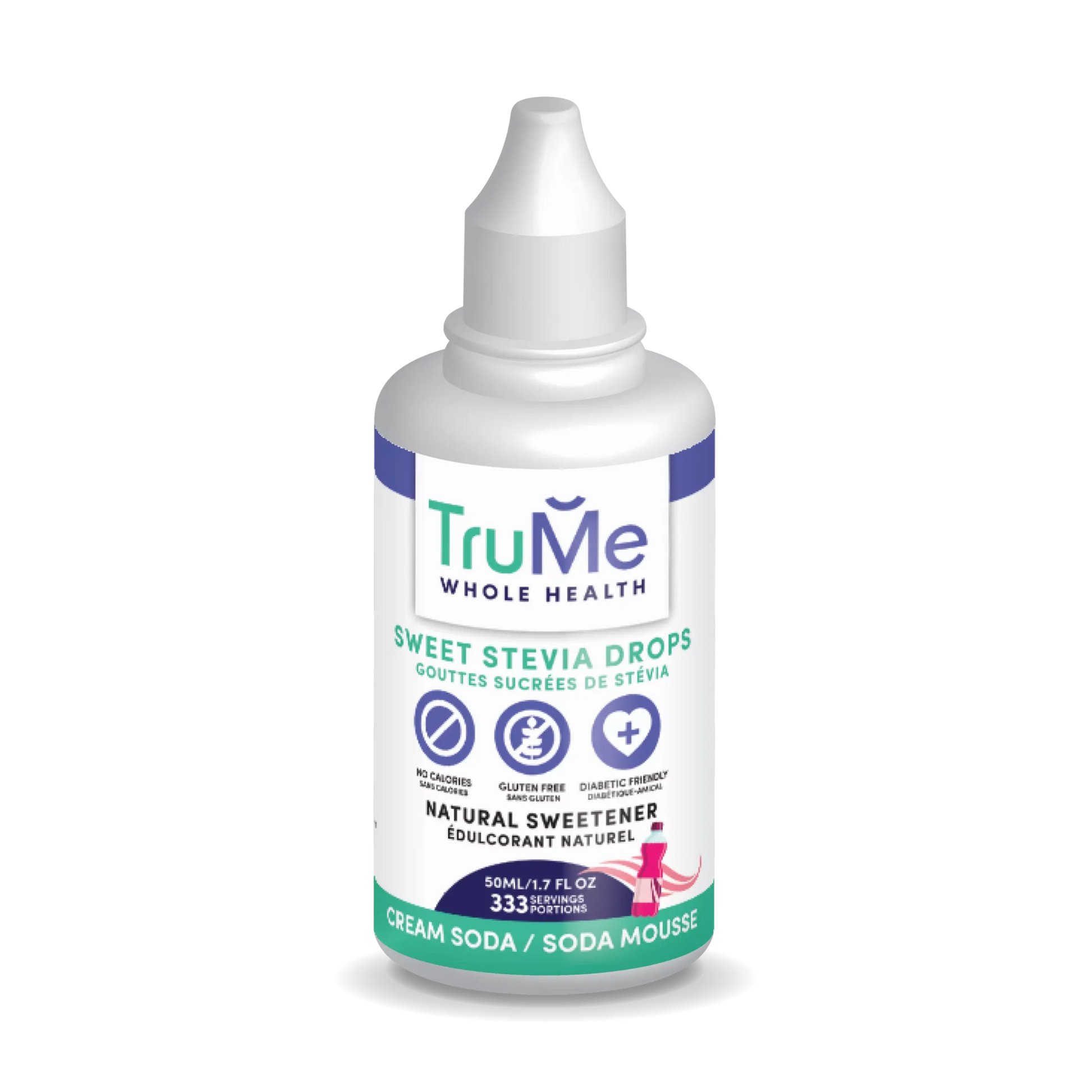 Sweet Stevia Drops - Cream Soda - TruMe Wellness