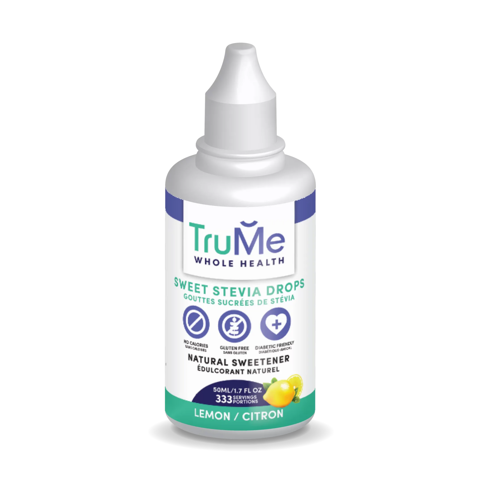 Sweet Stevia Drops - Lemon - TruMe Wellness