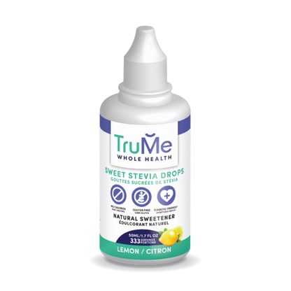Sweet Stevia Drops - Lemon - TruMe Wellness