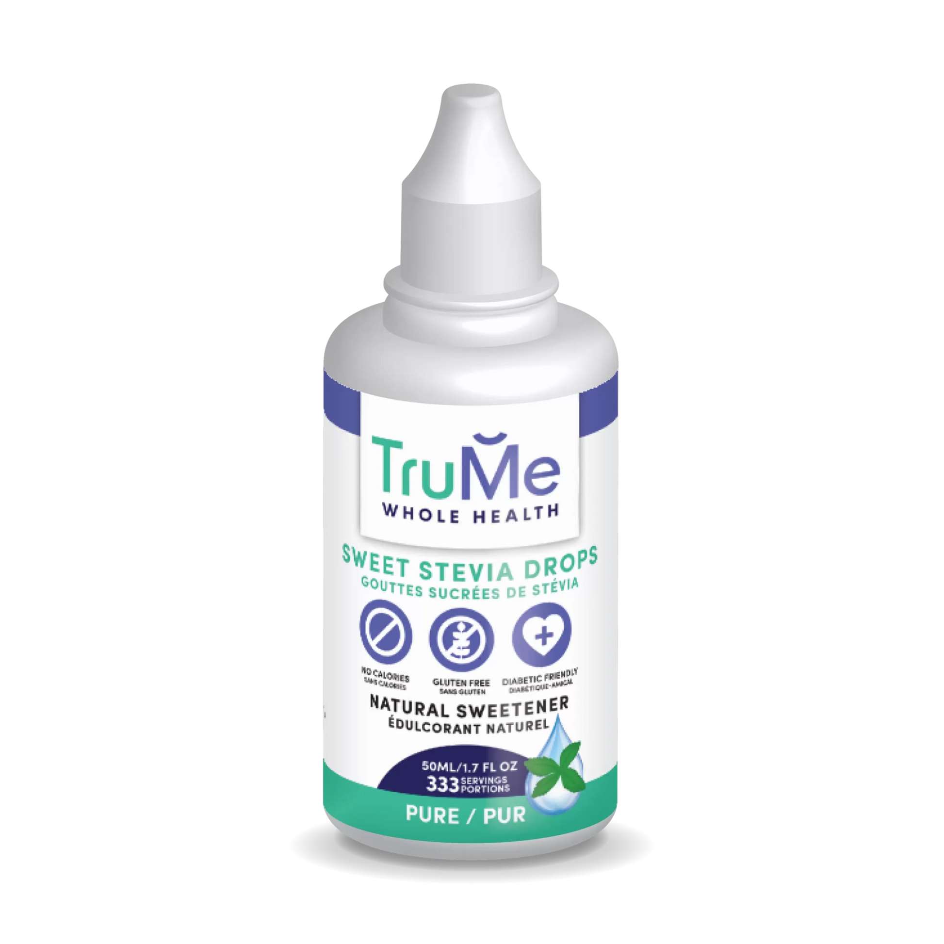 Sweet Stevia Drops - Pure - TruMe Wellness