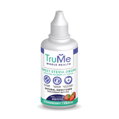 Sweet Stevia Drops - Strawberry - TruMe Wellness