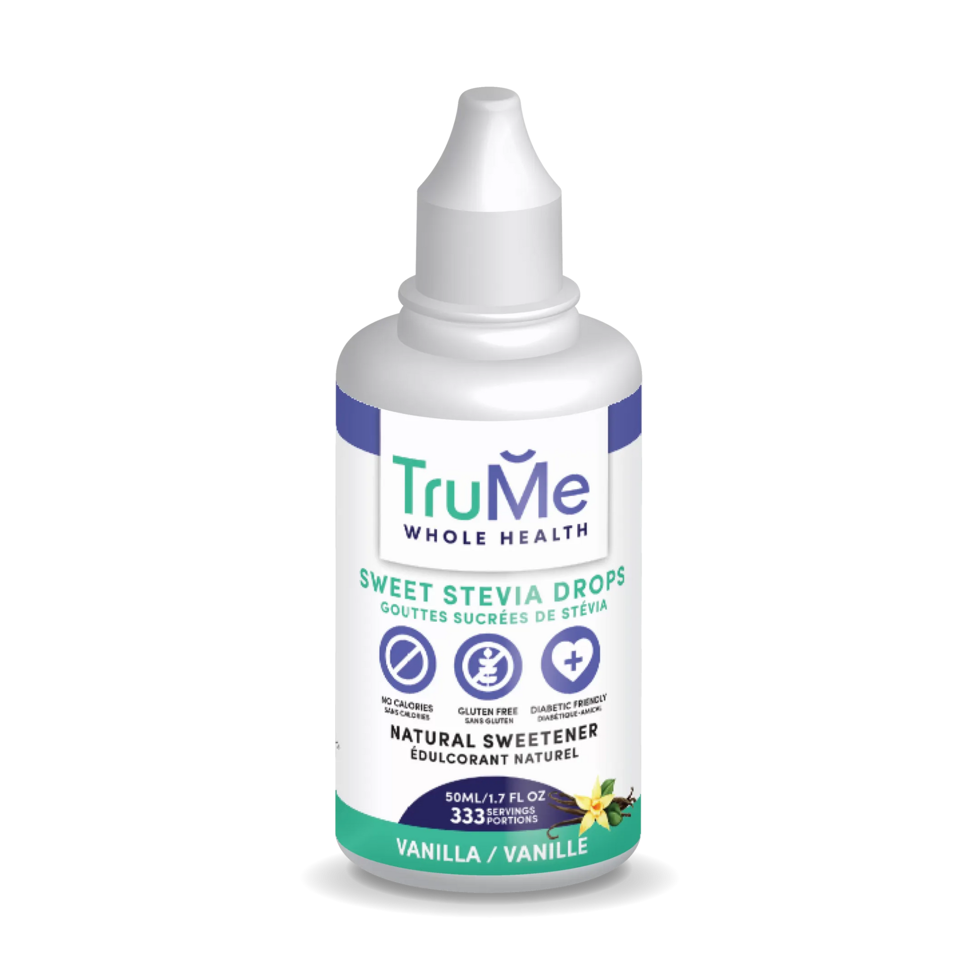 Sweet Stevia Drops - Vanilla - TruMe Wellness