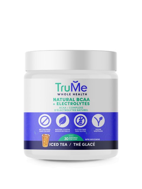 BCAA Amino Acid Supplement with Electrolytes - Iced Tea - TruMe Wellness