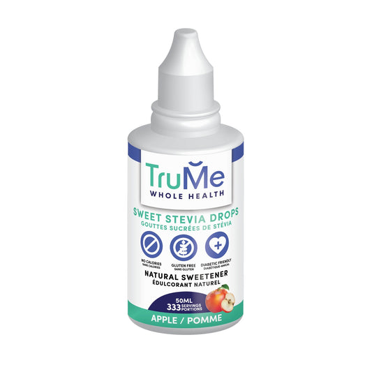 Sweet Stevia Drops - Apple - TruMe Wellness