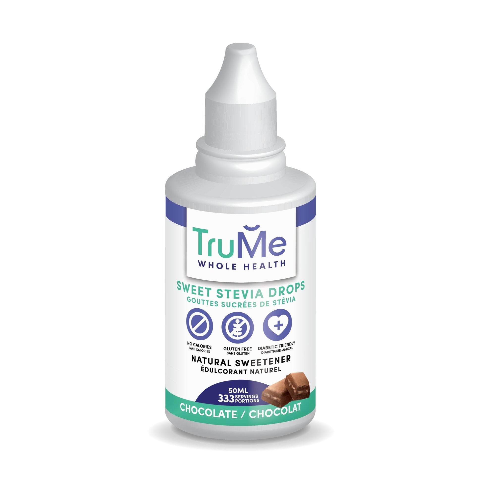 Sweet Stevia Drops - Chocolate - TruMe Wellness